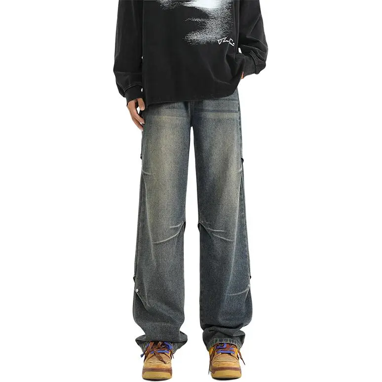 PAINT STAIN Jeans Unisex Dark Purple-160