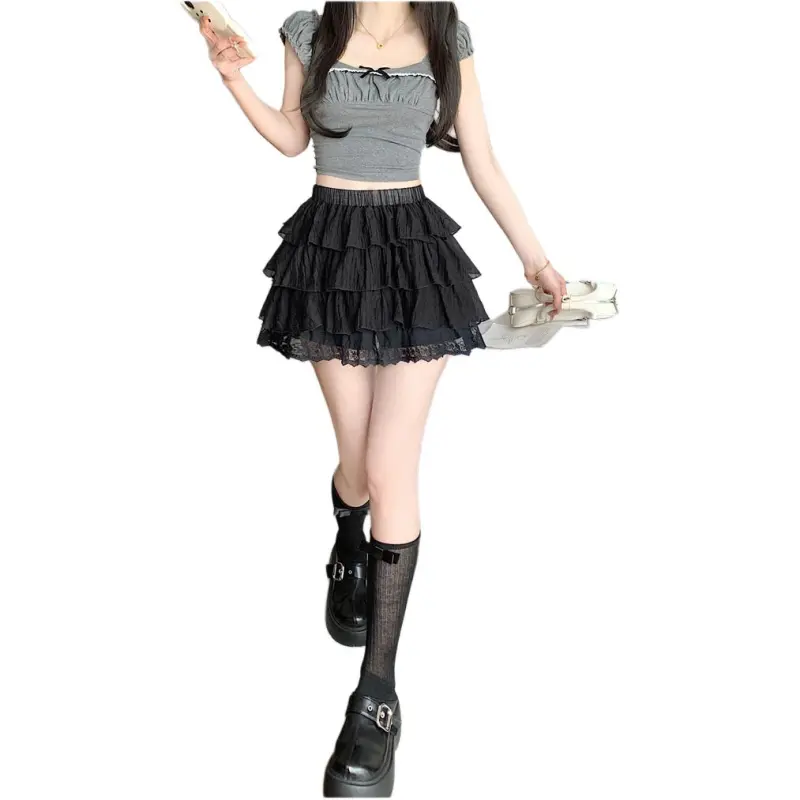 The Temptation Of The Muse Casual Short Skirts Women's-2