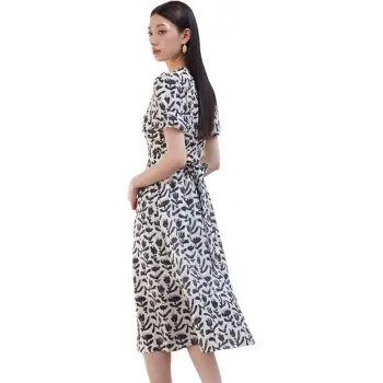 Yi Mengyuan Short Sleeved Dress Women's