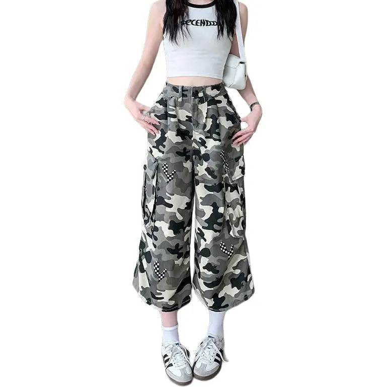 GOSO Cargo Pants Women's Camouflage-1