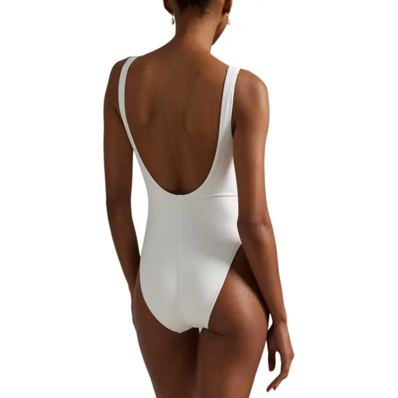 Polo Ralph Lauren One piece Swimsuit Women's White-2