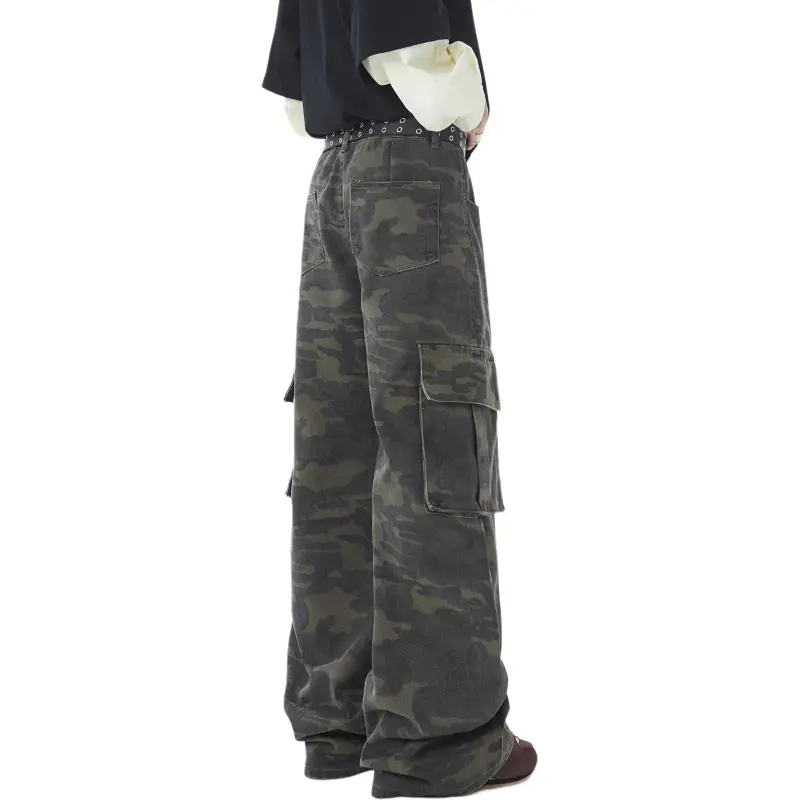 FONDLOOK Jeans Unisex Camouflage-1