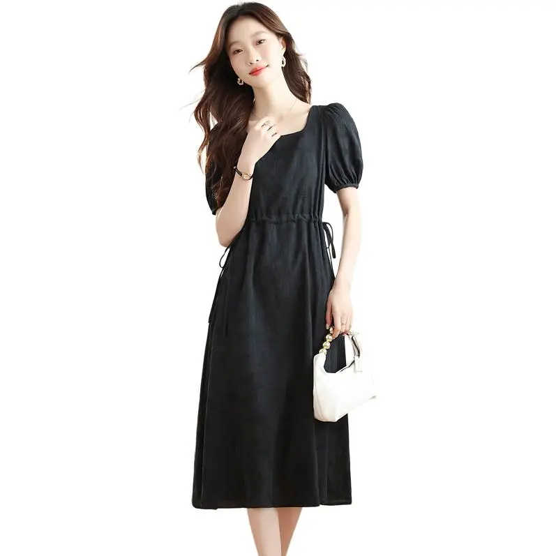 Mu Xiao Xin Short Sleeved Dress Women's-3