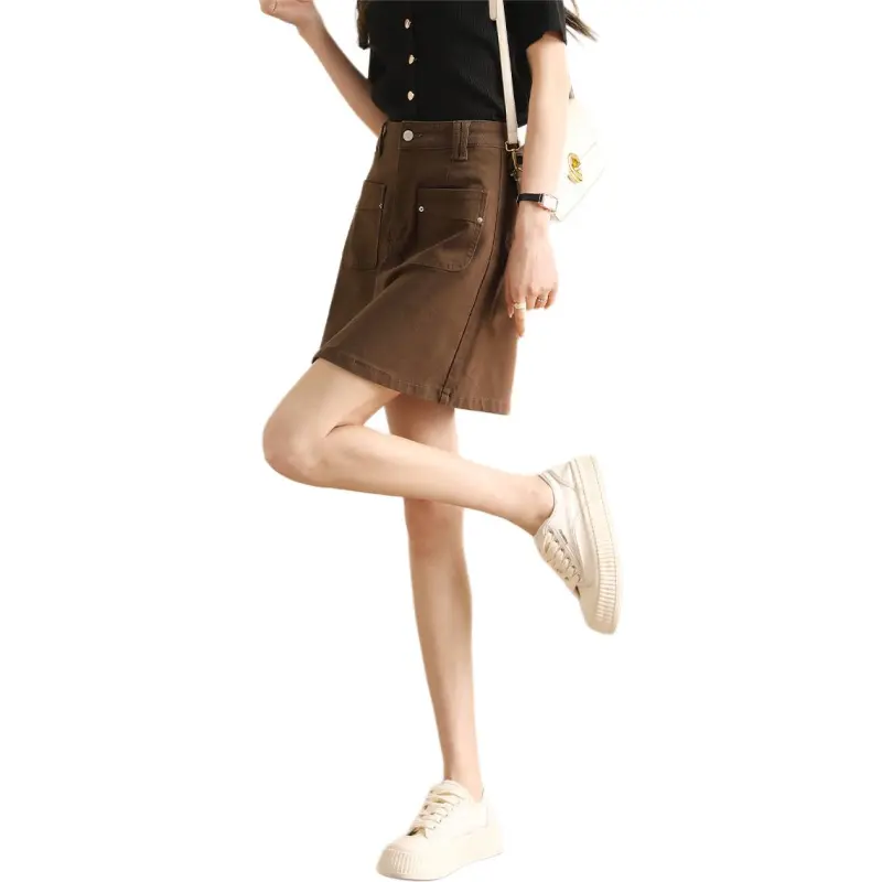 HIPPIEMISS Denim Short Skirts Women's-11
