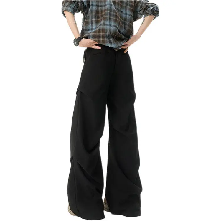 CORNILOT Casual Pants Unisex Black-4