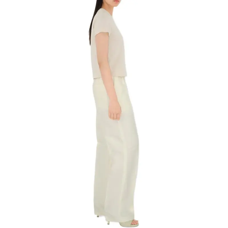 Burberry Boxy Swan Cotton T shirt-3