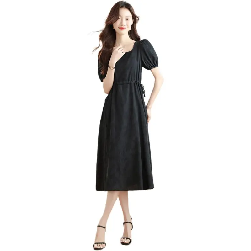 Mu Xiao Xin Short Sleeved Dress Women's-4