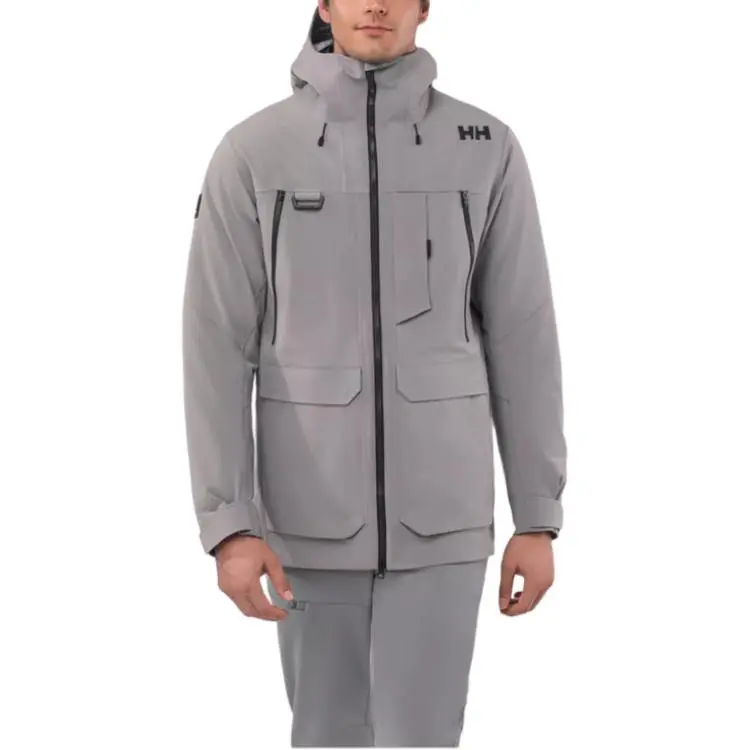 HELLY HANSEN Water Resistant Windproof Breathable Warm And Rainproof Windbreaker Jacket Men's-6