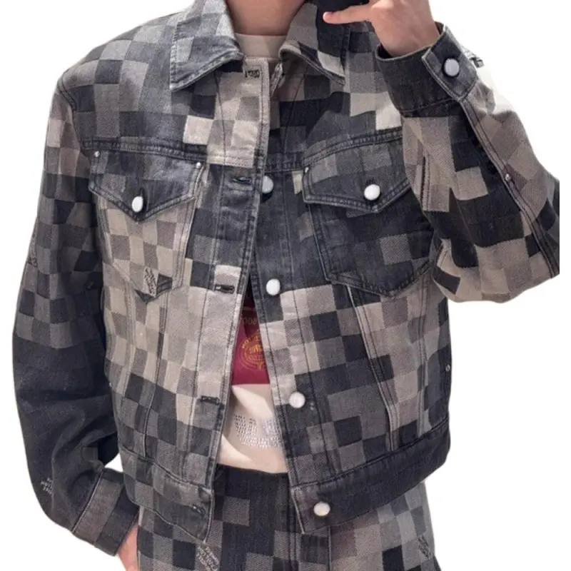 LOUIS VUITTON Damoflage Classic Denim Jacket-4