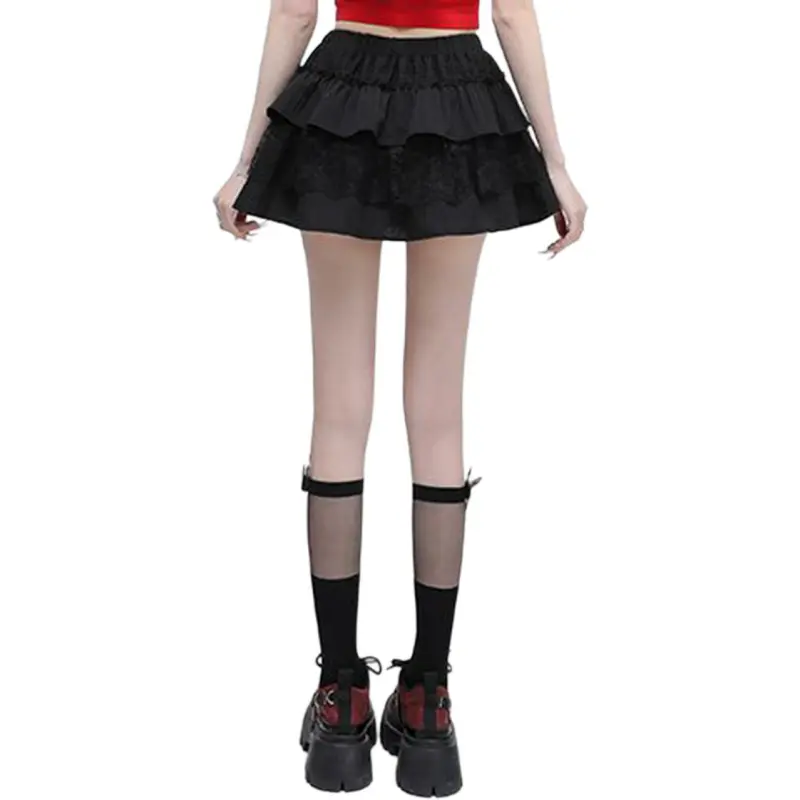 ST&SAT Casual Short Skirts Women's Black-1