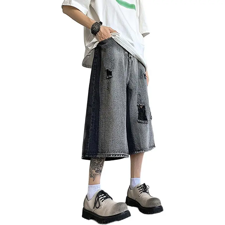CORNILOT Denim Shorts Unisex Black-2