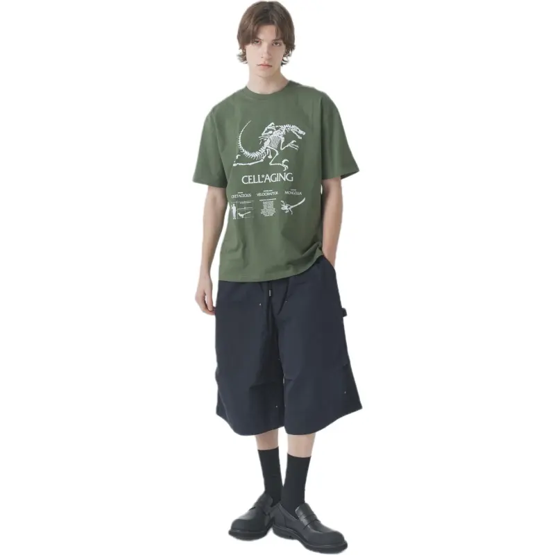 CELL AGING T Shirt Unisex Green-3