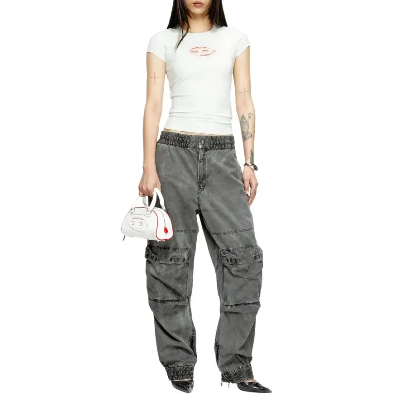 DIESEL OVAL D Series FW25 T Shirt Women's-2