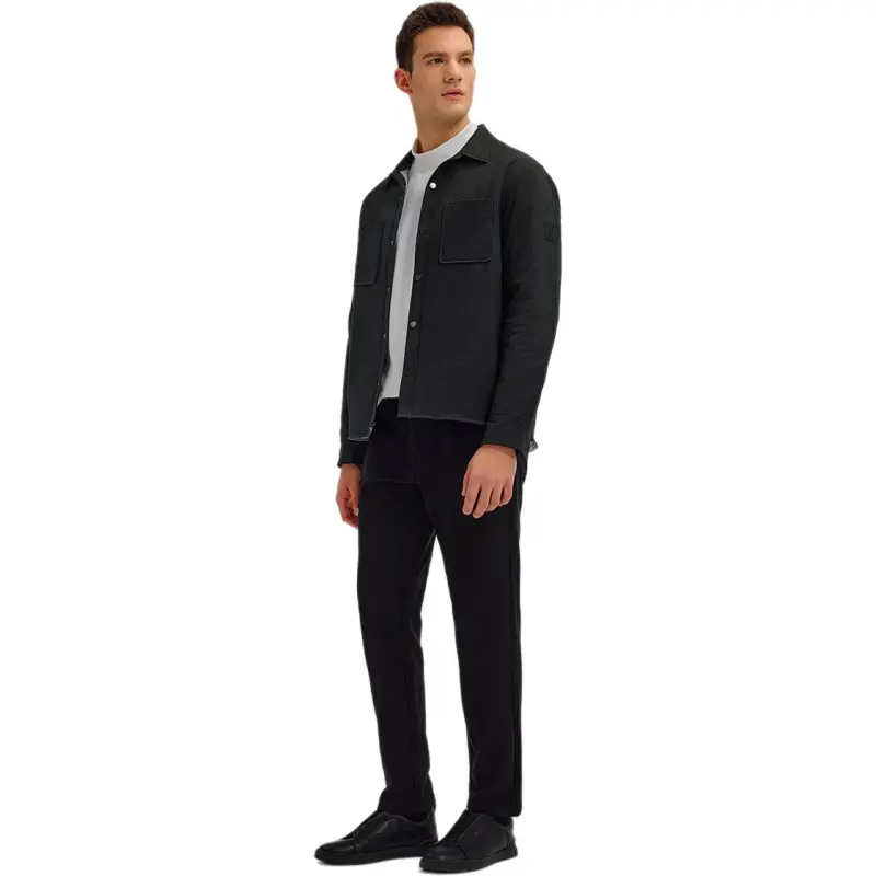 Hush Puppies Down Jacket Men's Pitch Black-3