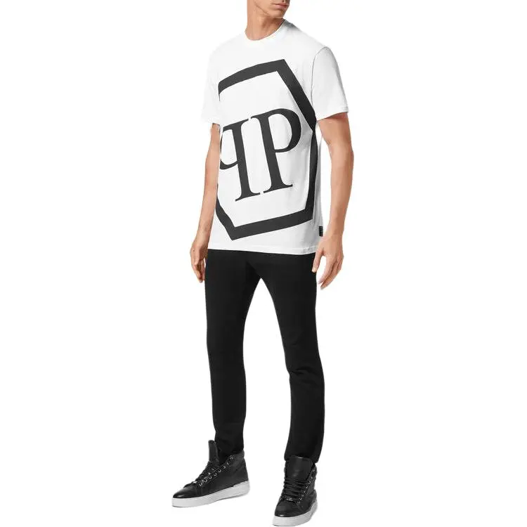 PHILIPP PLEIN Oversized Logo Print T shirt-3