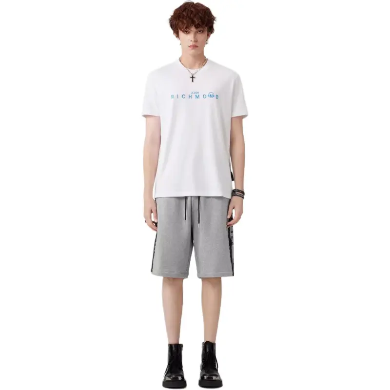 JOHN RICHMOND Logo print T shirt-5