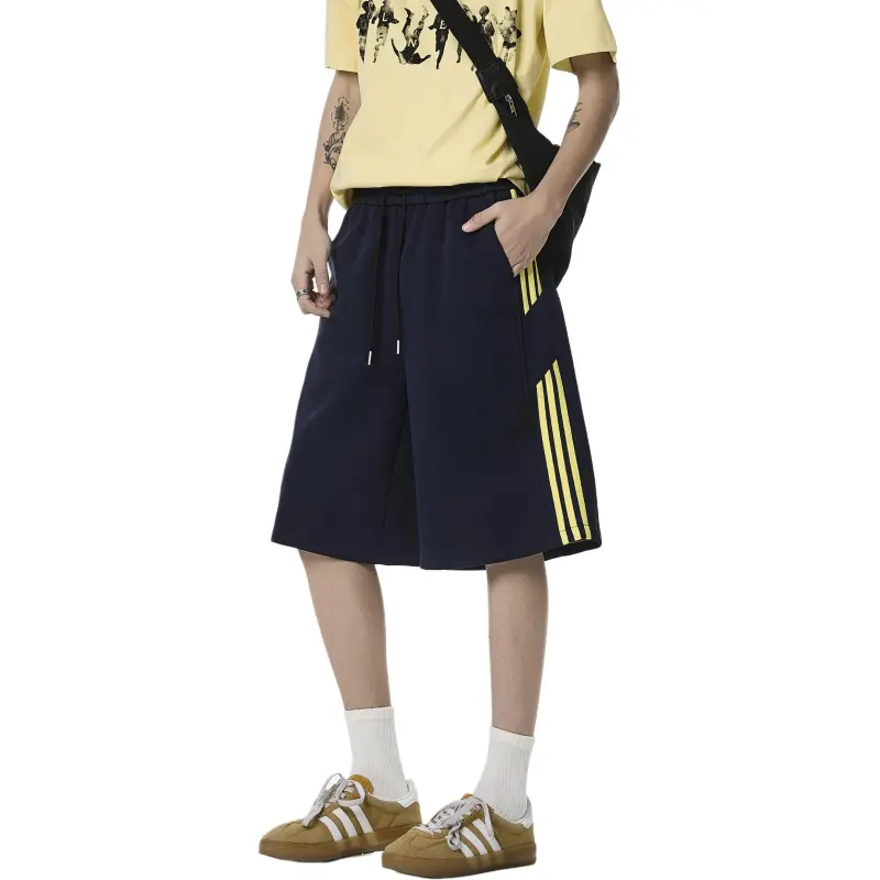 KAIPAINEN Casual Shorts Unisex White Heather Gray-6