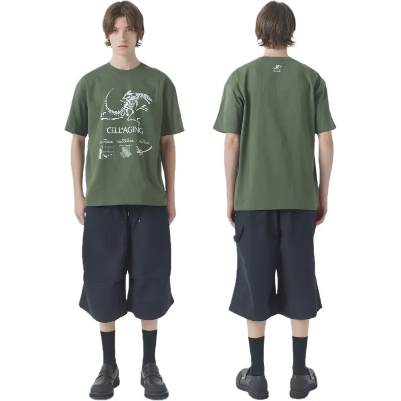 CELL AGING T Shirt Unisex Green-2