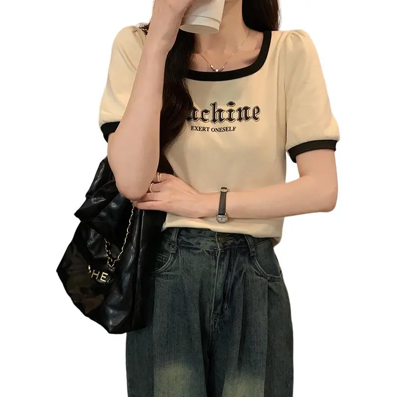 GOSO Princess Sleeve T Shirt Women's Apricot-4