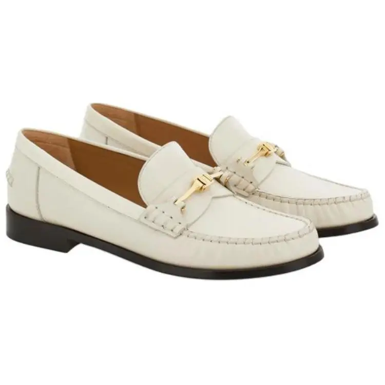 FERRAGAMO Loafers Women's White-2