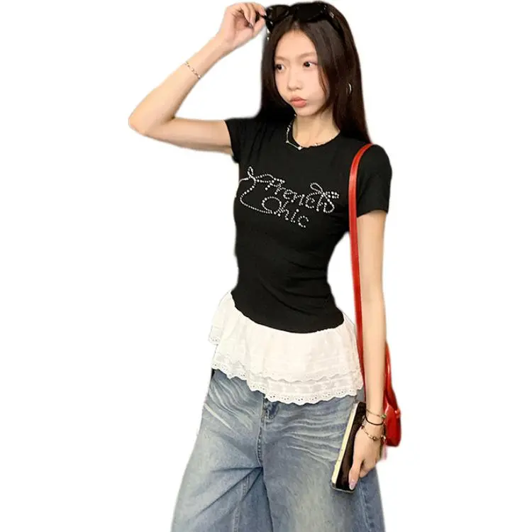 Dior Beauty Set in Sleeve T Shirt Women's-4