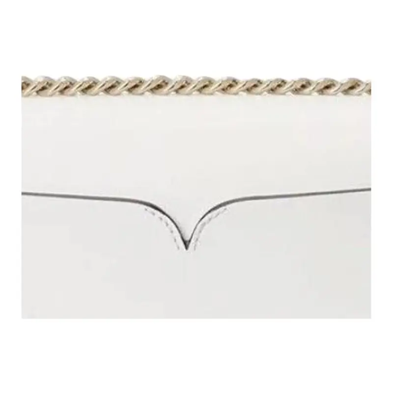 Kate Spade Leather Shoulder Bag Trumpets Women's White-3