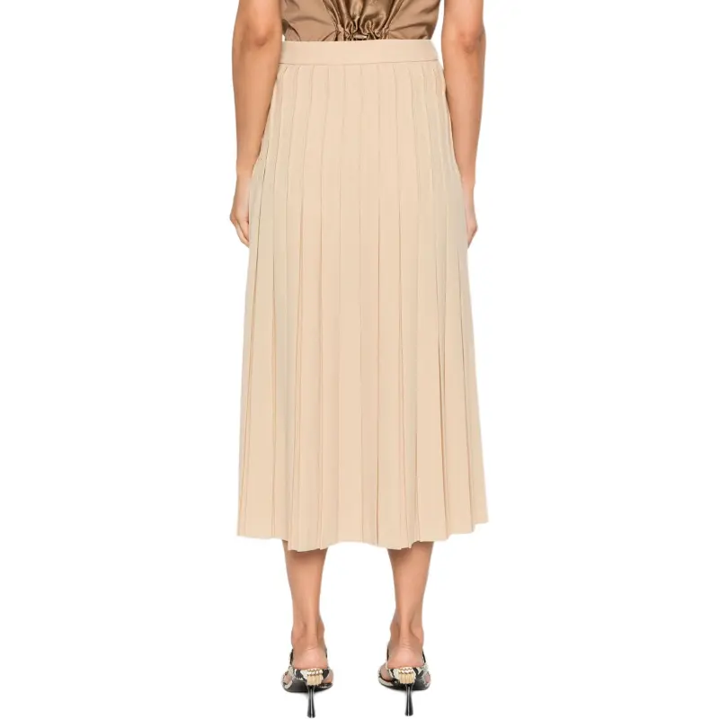 MaxMara Luisa Pleated A Line Skirt-2