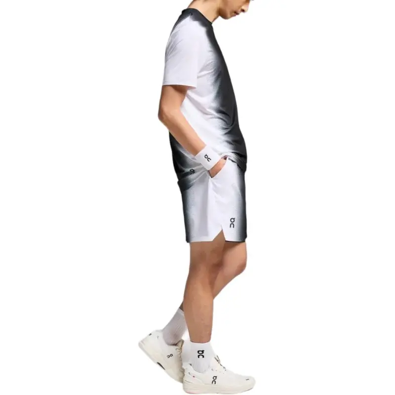 On Court Tennis Bottoms Men's Black White-4