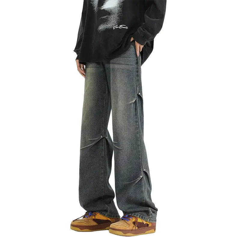 PAINT STAIN Jeans Unisex Dark Purple-161