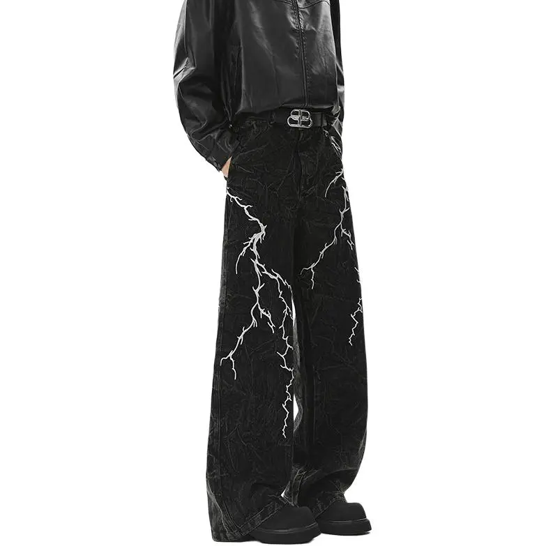 DARK HORSE Jeans Unisex Black-4