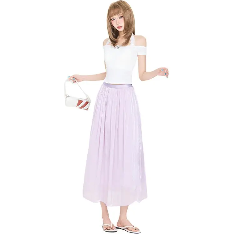 Kazakhstan Casual Long Skirt Women's-8