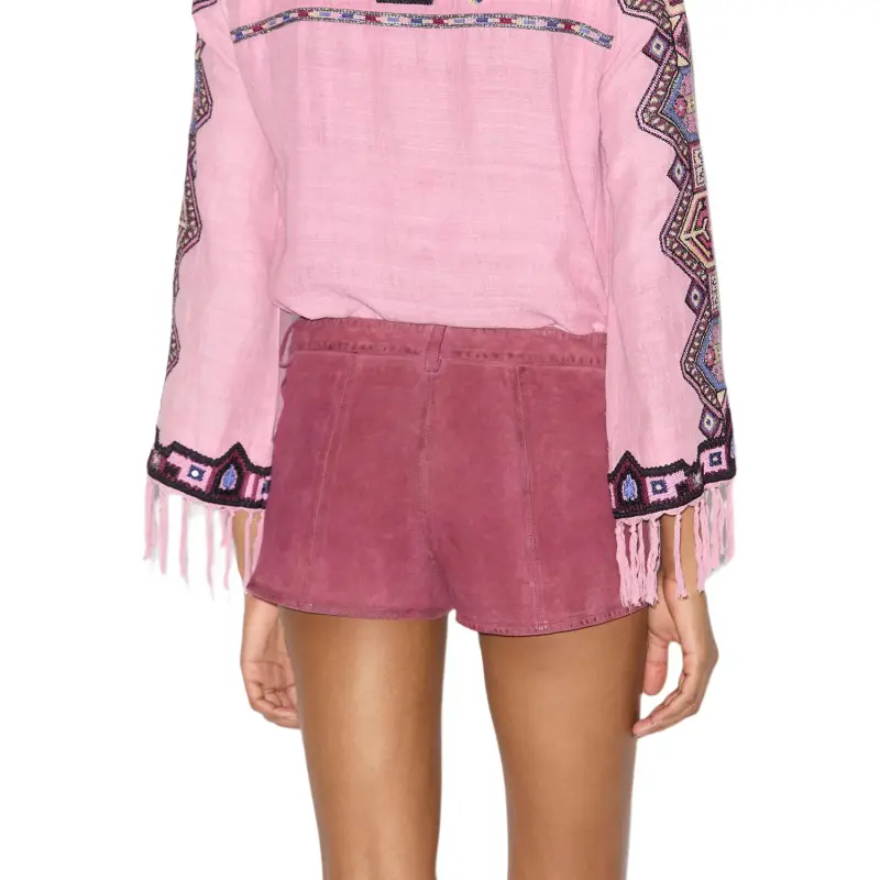 ISABEL MARANT SS25 Casual Shorts Women's Pink-2