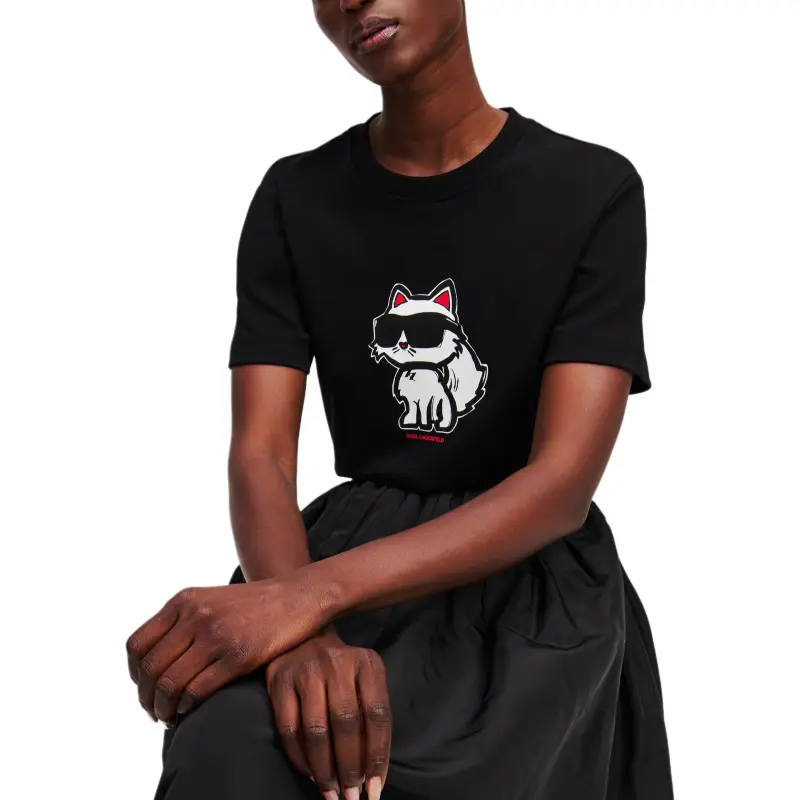 KARL LAGERFELD / Karl Lagerfeld Jeans Ikon Choupette T shirt-4