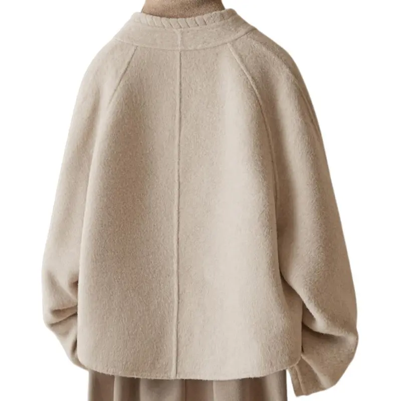 IHIMI Coat Women's Elegant Beige-1