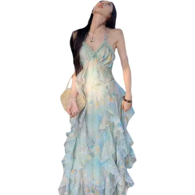 GOSO Slip Dresses Women's Image Color-3