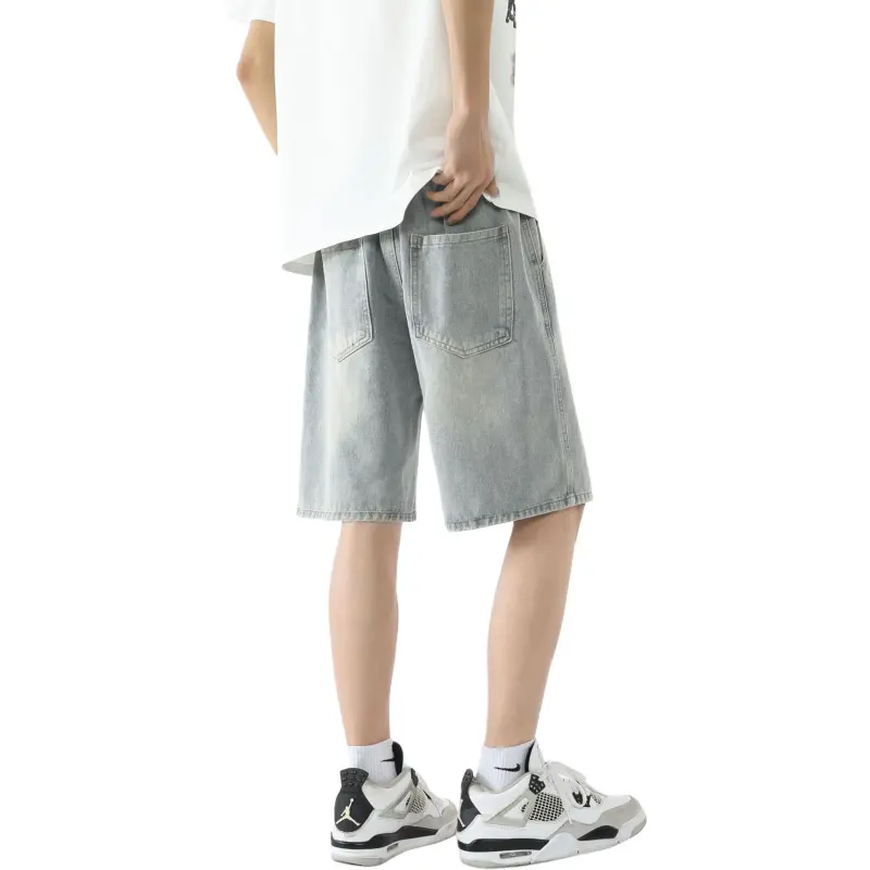 SAME FLOW Denim Shorts Unisex-1