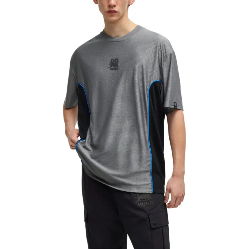 HUGO BOSS x RB T Shirt Men's Dark Gray-2