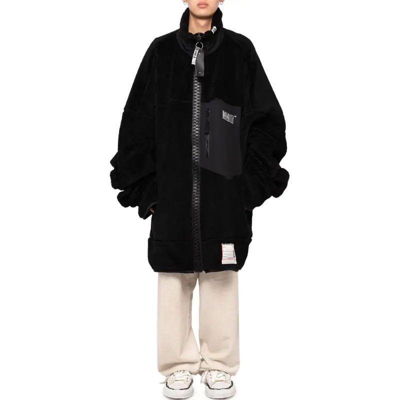 MIHARA YASUHIRO Faux shearling Coat-4