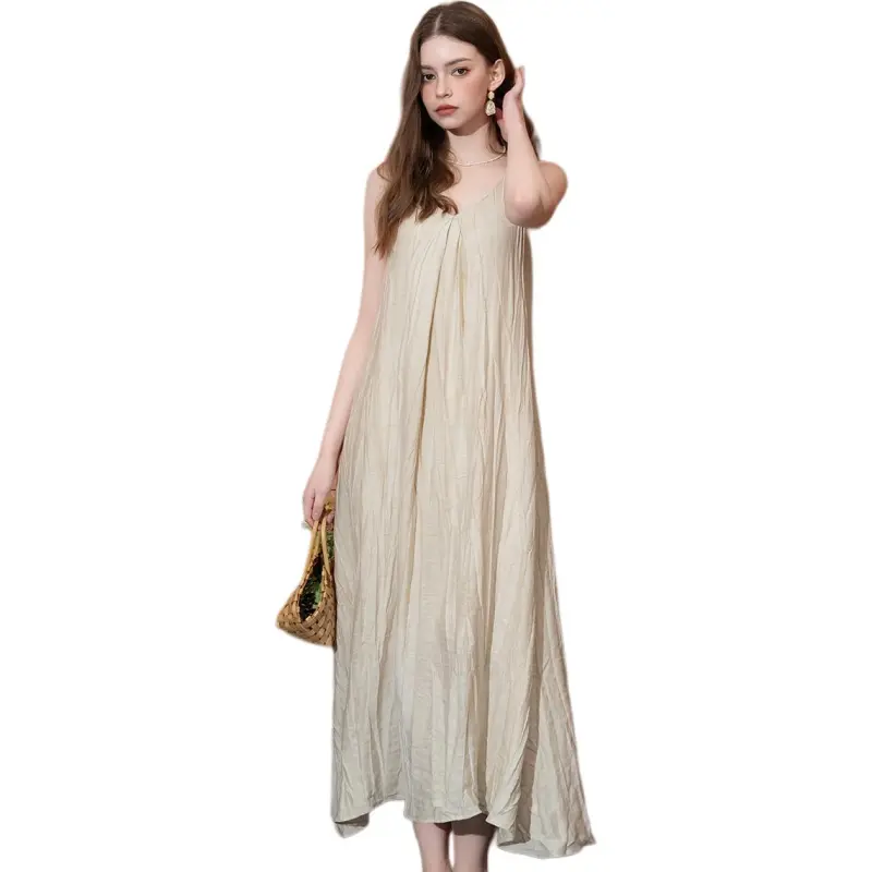 BANANA BABY Slip Dresses Women's Khaki-1
