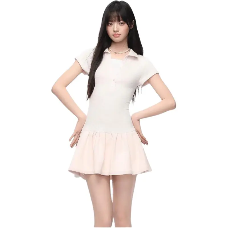 KING PRINCE Short Sleeved Dress Women's-7