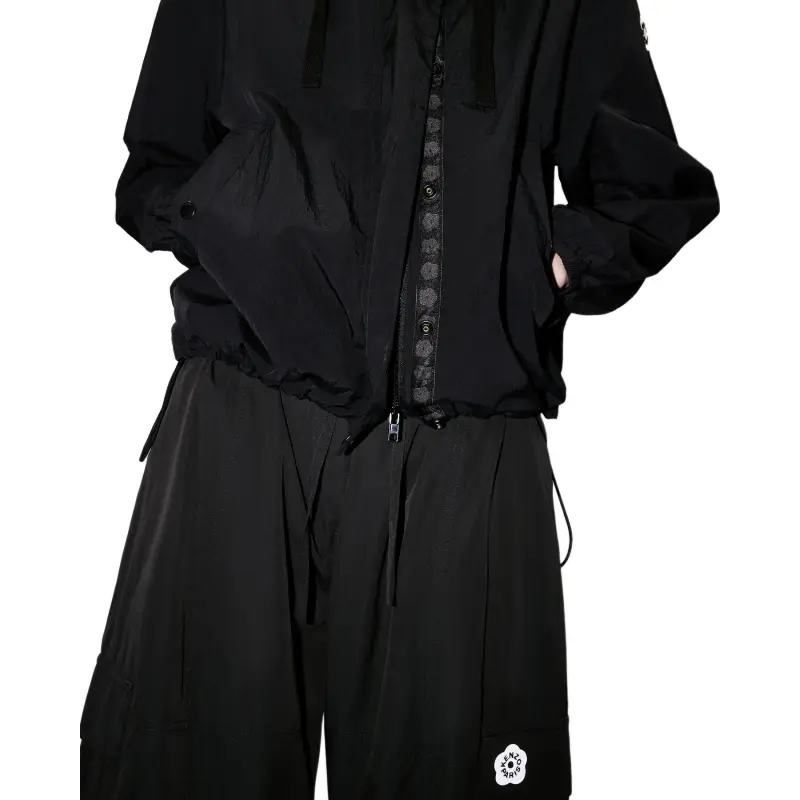 KENZO Trench Coat Women's Black-4
