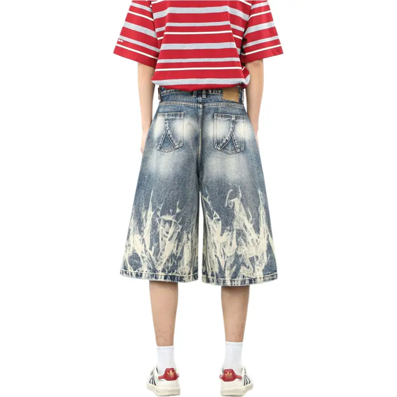 Glona Klio Denim Shorts Unisex Blue-1