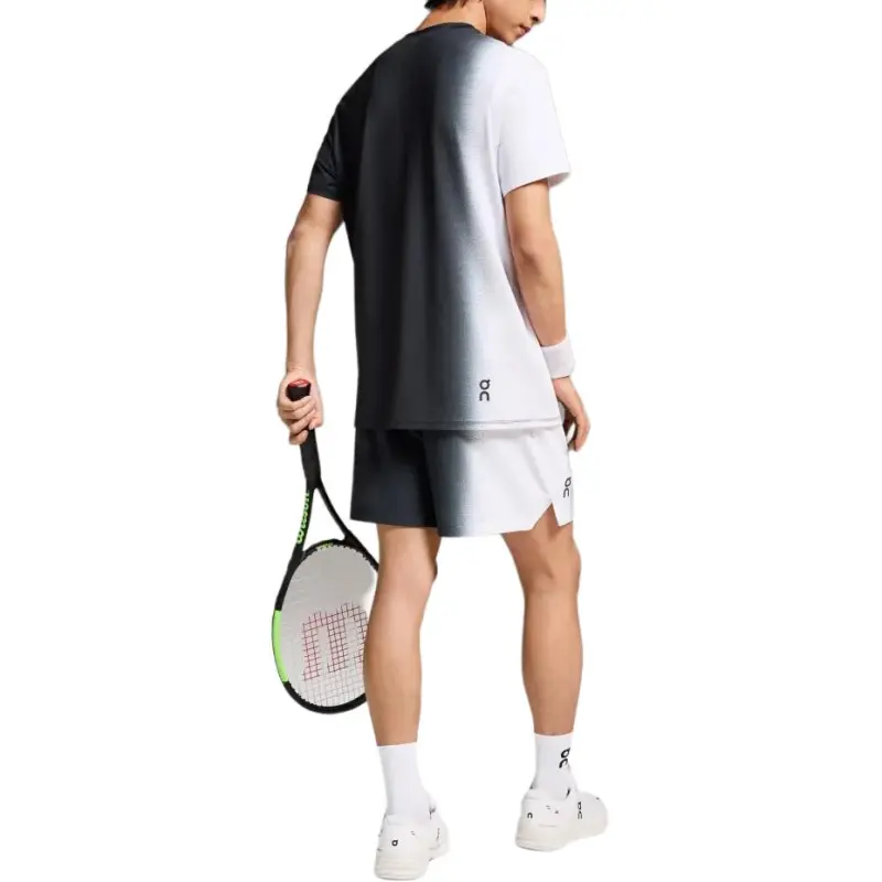 On Court Tennis Bottoms Men's Black White-2