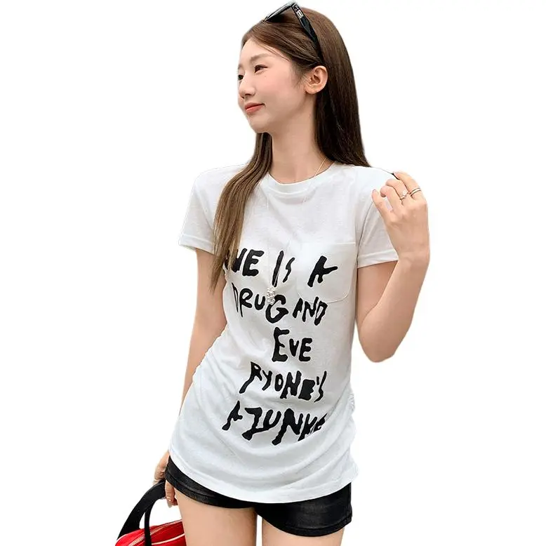 Mu Xiao Xin T Shirts Women's White-2