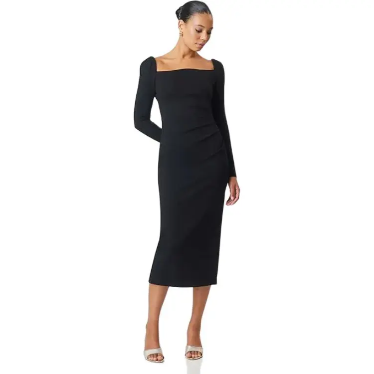 ELLIATTCOLLECTIVE Long-Sleeved Dresses Women's Black-3