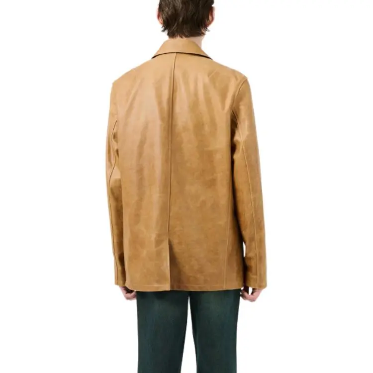 OUR LEGACY SS25 Leather Jacket Men's Caramel-1