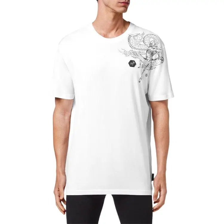 PHILIPP PLEIN T Shirts Men White-1