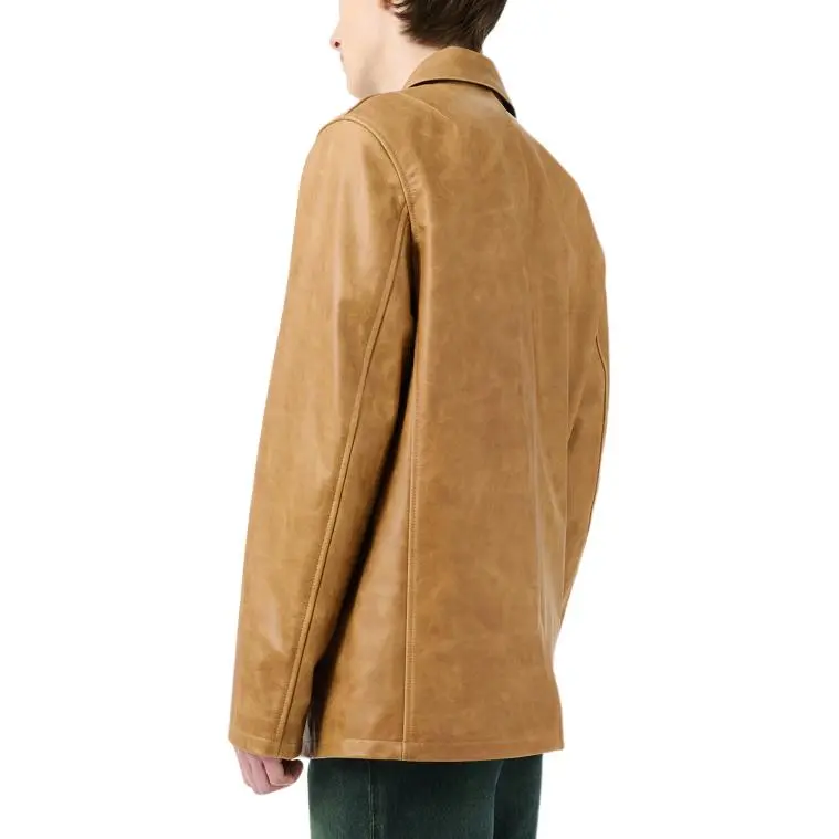 OUR LEGACY SS25 Leather Jacket Men's Caramel-2