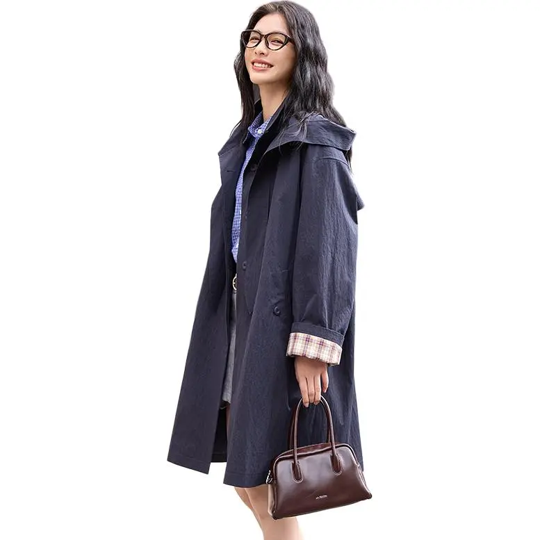 Yi Mengyuan Trench Coat Women's-1