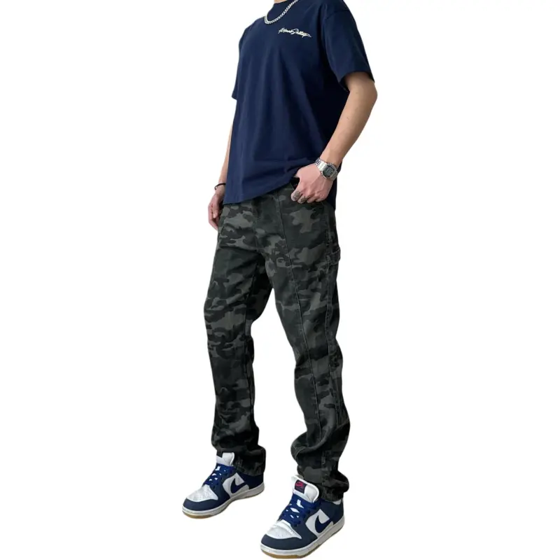 KVIV Jeans Unisex Camouflage [Editor's Recommendation]-2